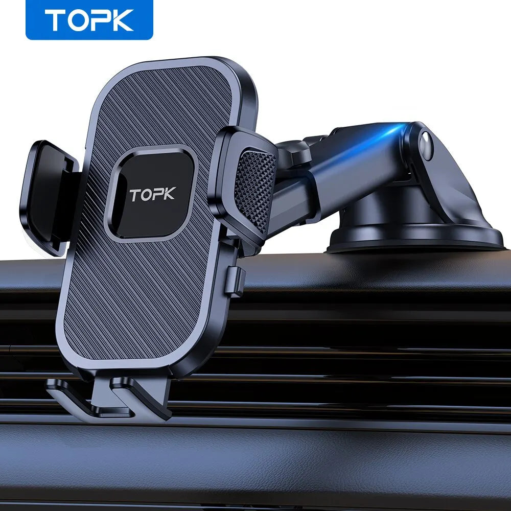Support Téléphone Voiture Magnétique TOPK - Fixation Universelle