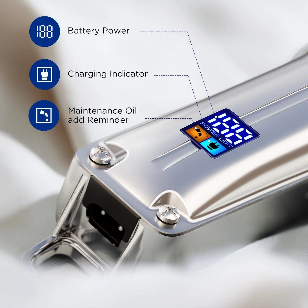 Tondeuse Professionnelle Sans Fil Limural - Coupe Précise Longue Autonomie